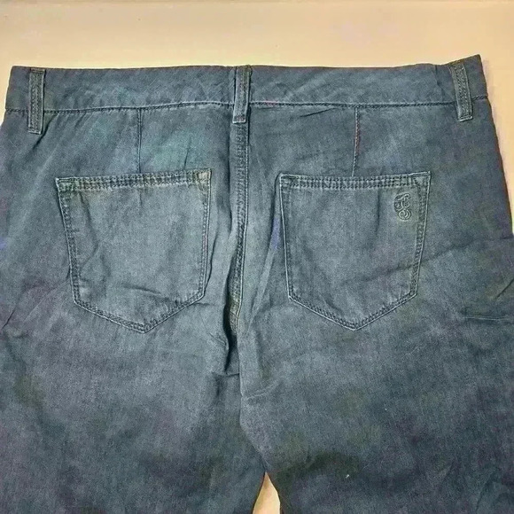 Jessica Simpson Newsboy Relaxed Dress Dark Denim Size 28 - Picture 7 of 8